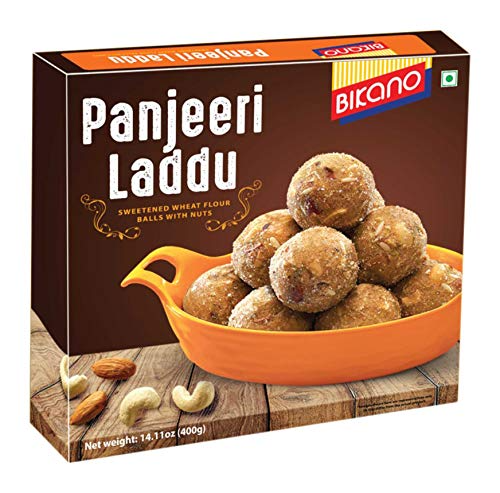 Bikano Moongdal Salted, 1kg and Panjeeri Laddu Special, 400g