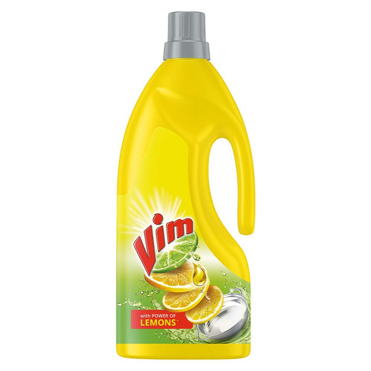 VIM Fresh Lemon Fragrance Dishwash Liquid Gel 1.8 L, Leaves No Residue, Grease Cleaner For All Utensils - Liquid Kitchen Soap