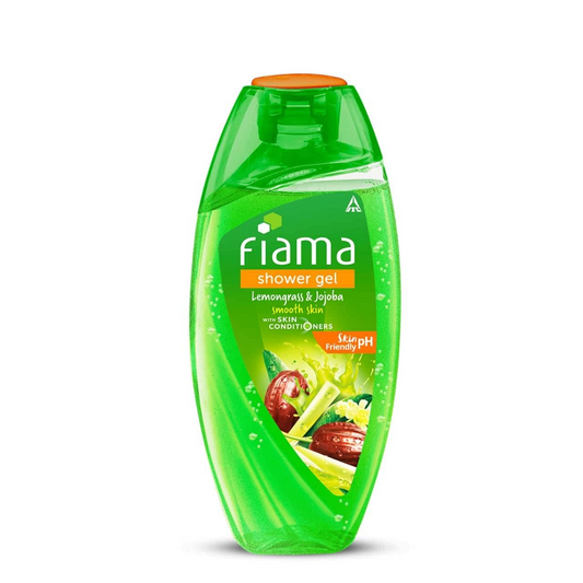 Fiama Body Wash Shower Gel Lemongrass & Jojoba, 250ml, Body Wash for Women and Men with Skin Conditioners for Smooth & Moisturised Skin