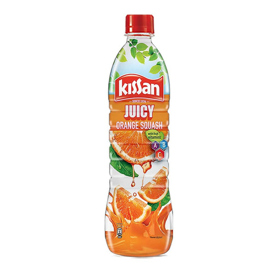 KISSAN JUICY ORANGE SQUASH 750 ML