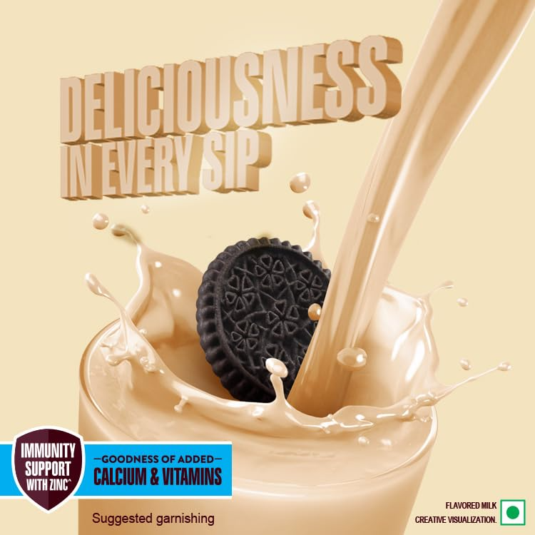 HERSHEY'S Cookies N Crème Flavored Milkshake | Enriched with Calcium | 180ml