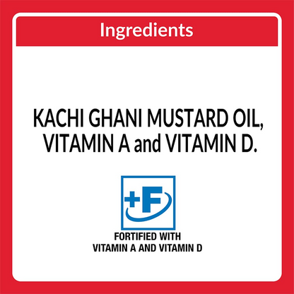 Dalda Kachi Ghani Mustard Oil -1 L (Pet Bottle )