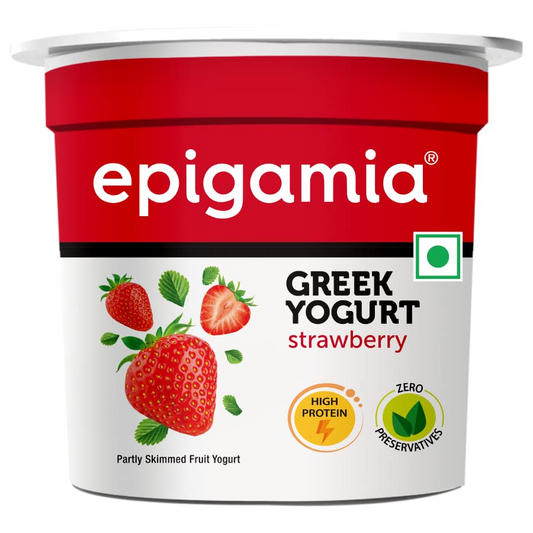 Epigamia Greek Yogurt, Strawberry, 85 g