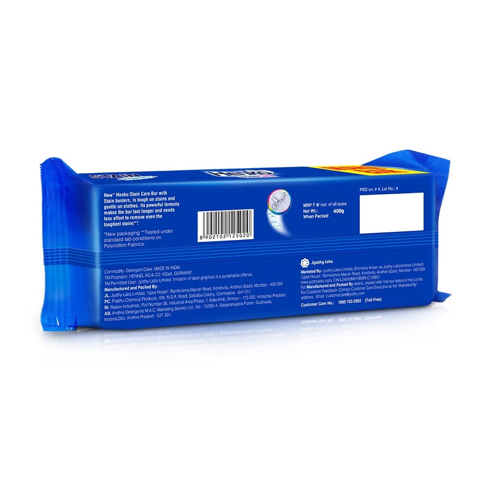 Henko Detergent Bar - 400g