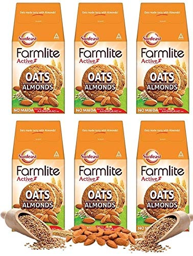 Sunfeast Farmlite Oats and Almonds Bundle Pack, 900 g