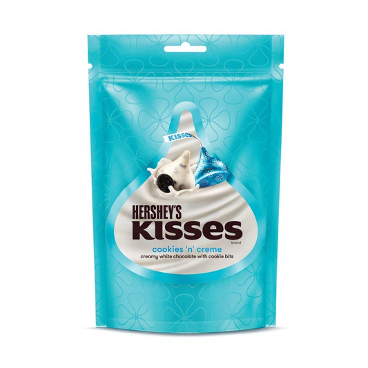 HERSHEY'S Kisses Cookies 'n' Creme | Melt-in-Mouth Delights| Individually Wrapped 33.6g