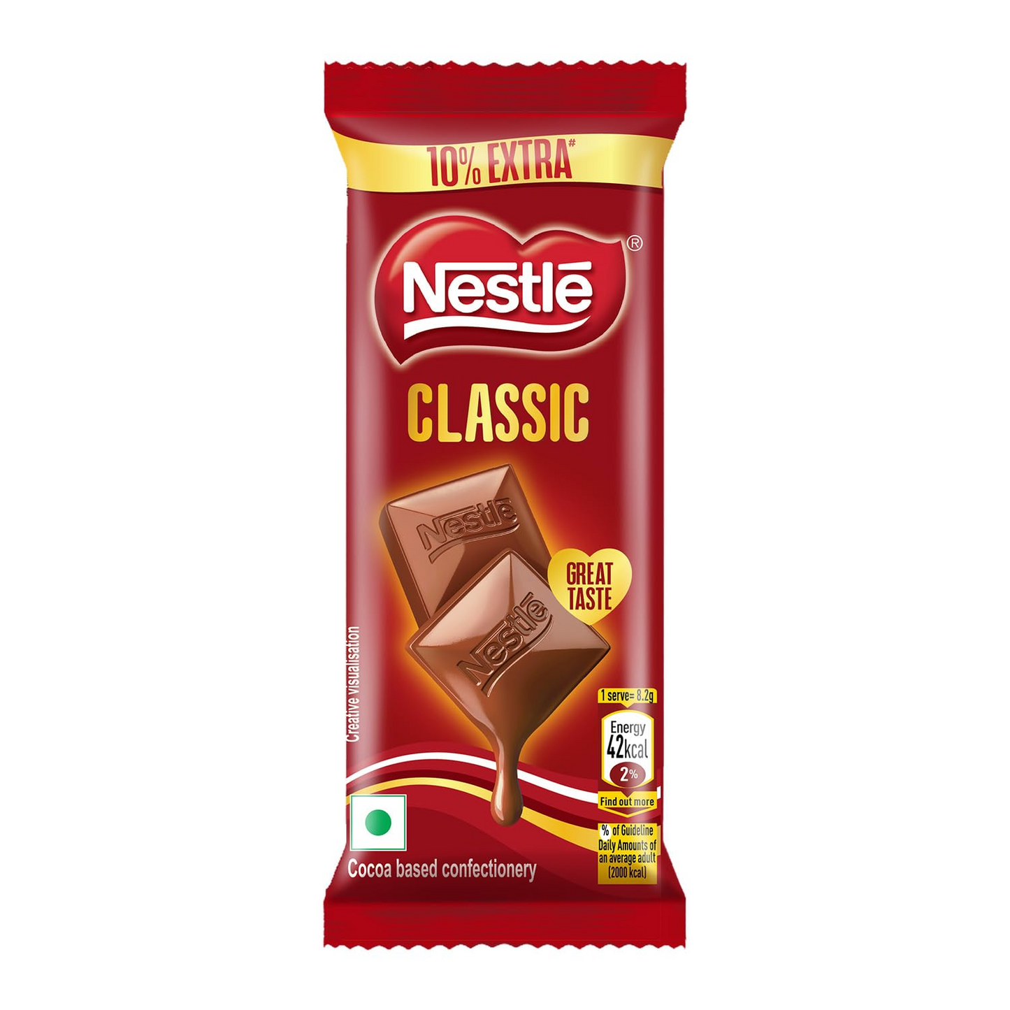 Nestlé Classic Tablet, Rich & Creamy Milk Treat, 30g (Weight may vary upwards)