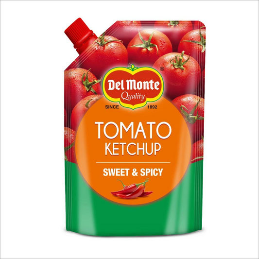 Del Monte Tomato Ketchup Sweet and Spicy Pouch, 900 grams