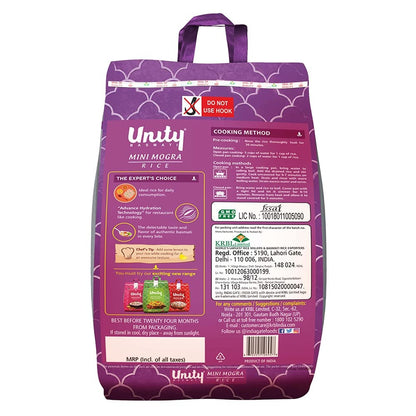 Unity Mini Mogra Basmati Rice, 10 Kg Pack | from The House of India Gate