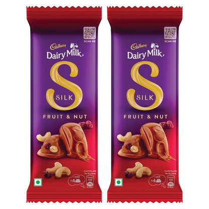 Cadbury Dairy Milk Silk Fruit and Nut Chocolate Bar, 137 g (Pack of 3)