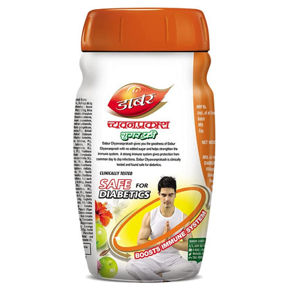 Dabur Chyawanprakash Sugarfree - 900g | Clinically Tested Safe for Diabetics | With 40+ Ayurvedic Herbs | Boosts Immunity |