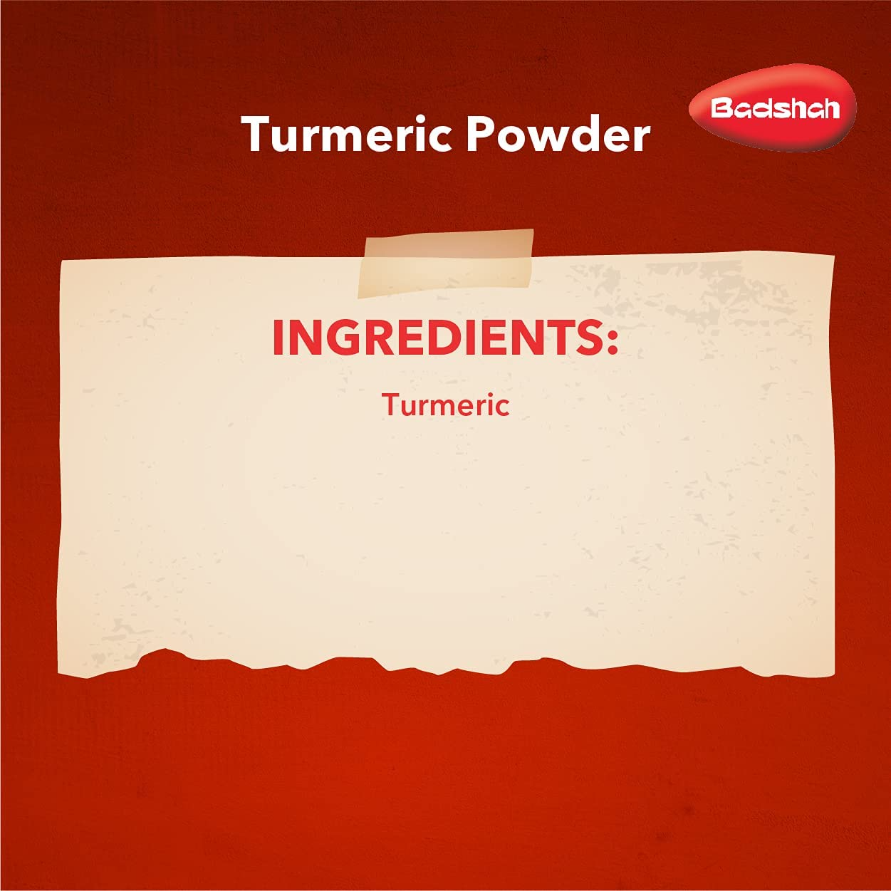 Badshah Turmeric Powder - 100g | Unique Blend of Spices for Earthy Aroma & Rich Taste | Spice for Regional & Traditional Recipes