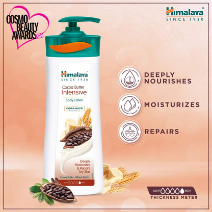 Himalaya Herbals Cocoa Butter Intensive Body Lotion, 400ml And Himalaya Moisturizing Aloe Vera Face Wash, 200ml