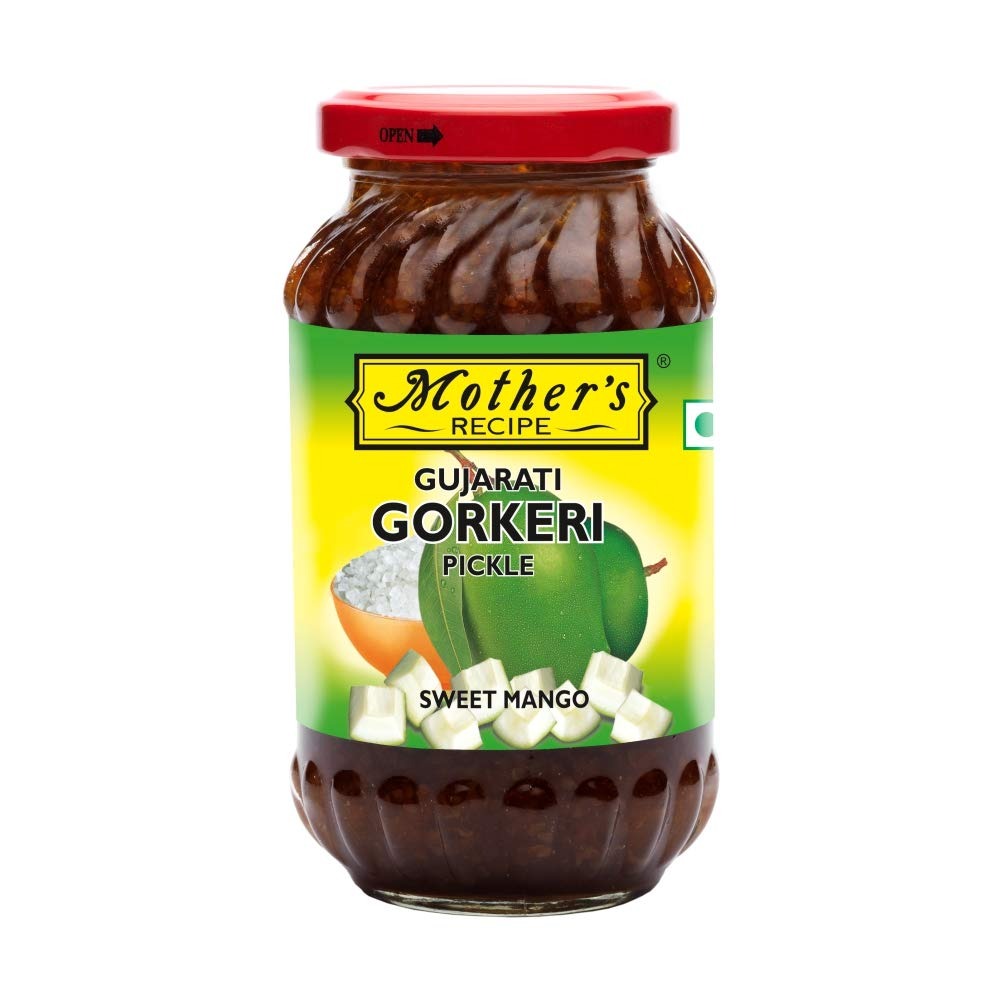 Mothers Recipe Gujarati Gorkeri Pickle Bottle, 350 g