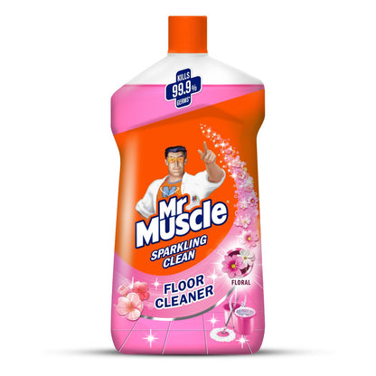 Mr. Muscle Floor Cleaner - Floral Perfection, 1L Bottle