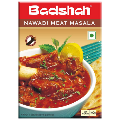 Badshah Nawabi Meat Masala Powder | Blended Spice Mix | For Healthy Delicious & Flavourful Cooking 100g