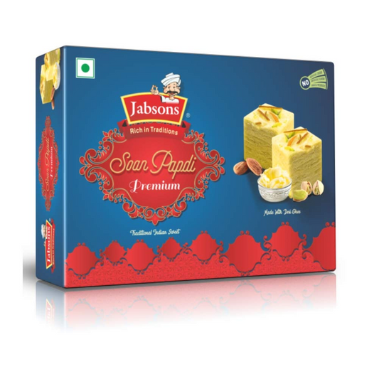 Jabsons Soan Papdi Premium (Desi Ghee) 500gm