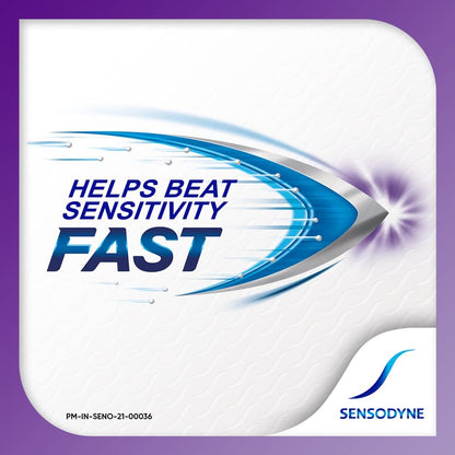 Sensodyne Toothpaste Rapid Relief, Sensitive tooth paste to help beat sensitivity fast, 80 gm