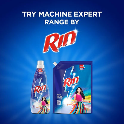 Rin Detergent Liquid Refill 2L Pouch, Designed for Dirt removal in Washing Machine for all kinds of clothes - Super Save Pack