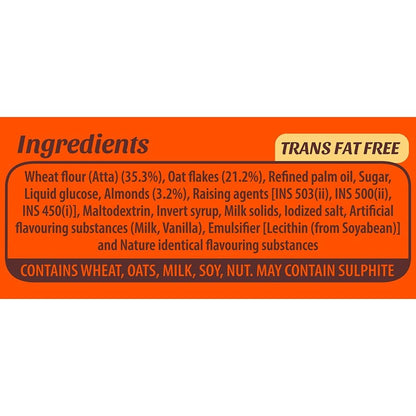 Sunfeast Farmlite Oats with Almonds cookies Biscuits, 150g