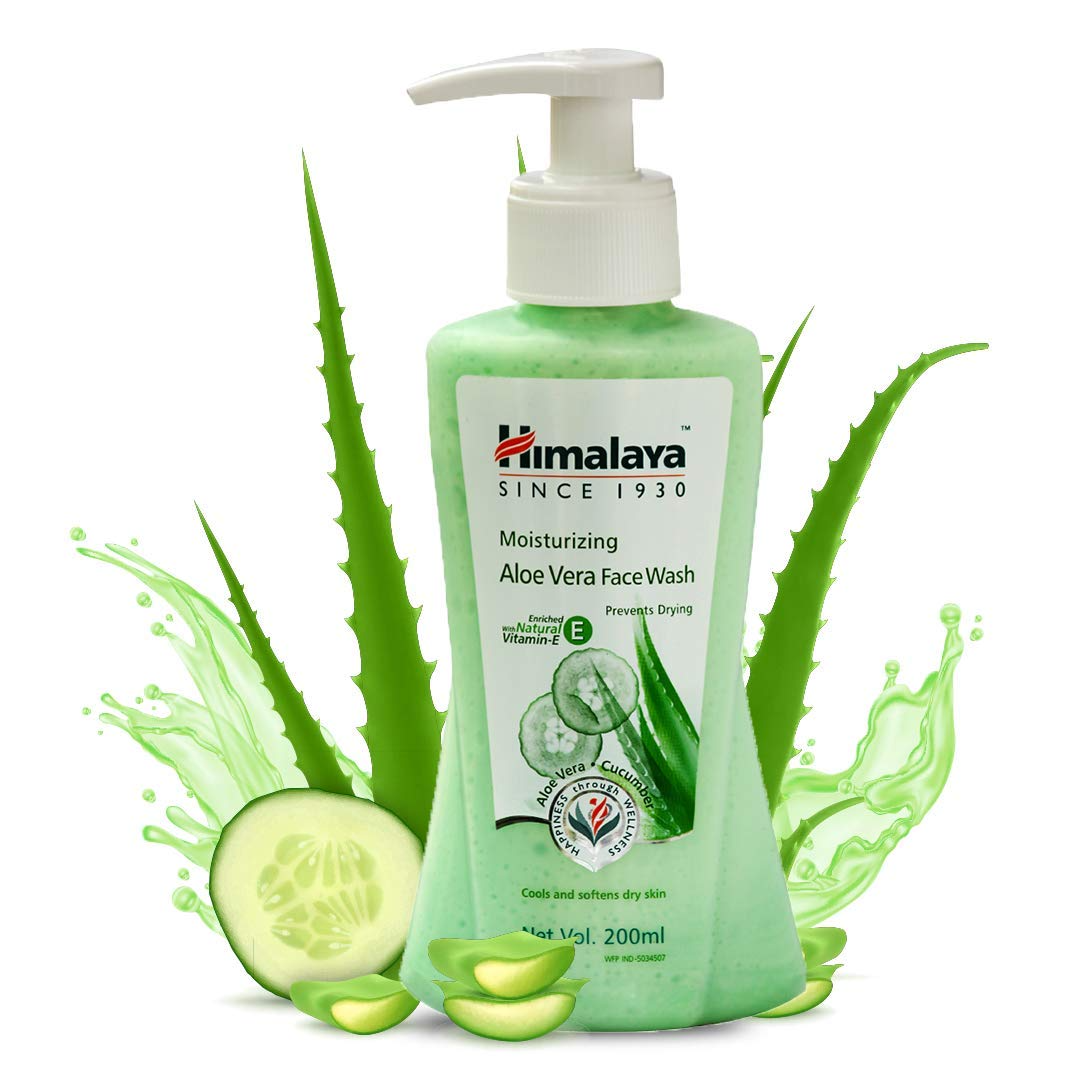 Himalaya Herbals Cocoa Butter Intensive Body Lotion, 400ml And Himalaya Moisturizing Aloe Vera Face Wash, 200ml