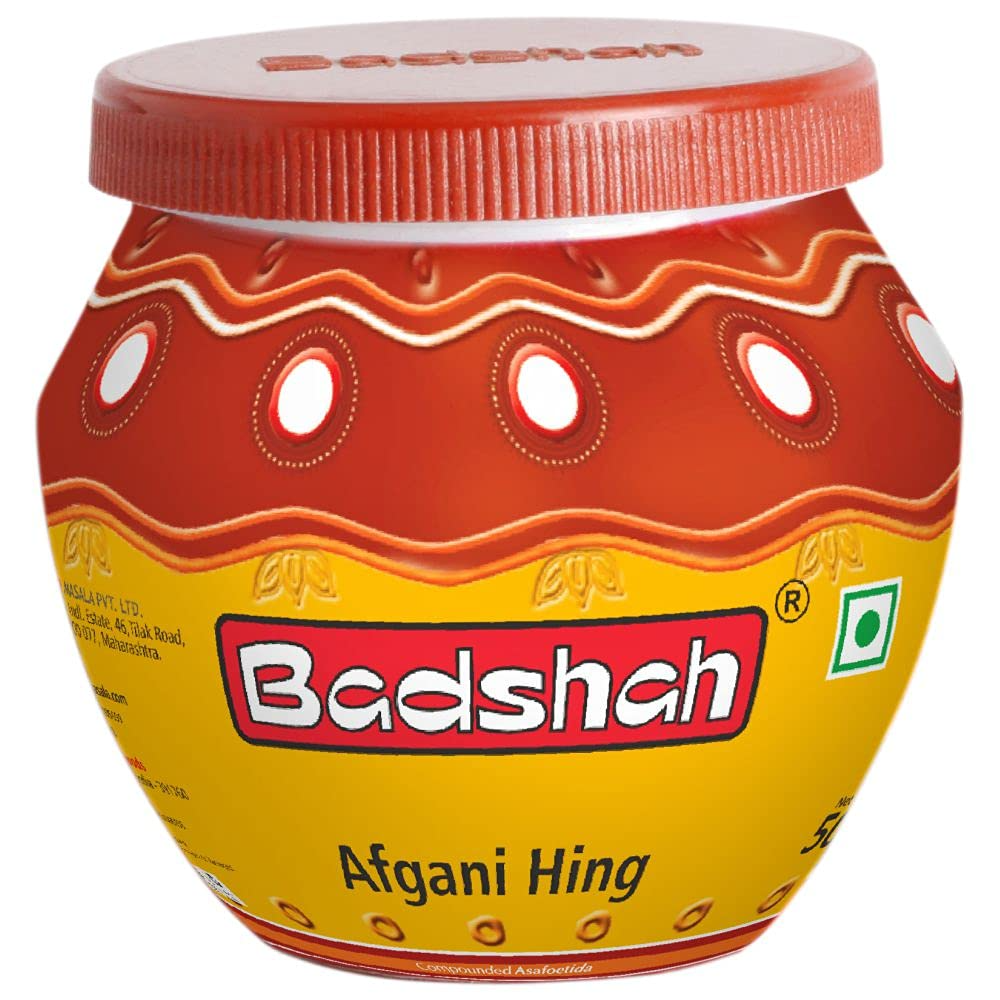 Badshah Afgani Hing (Asafoetida) Powder | Aromatic Compounded Asafoetida/Heeng Powder 50 g