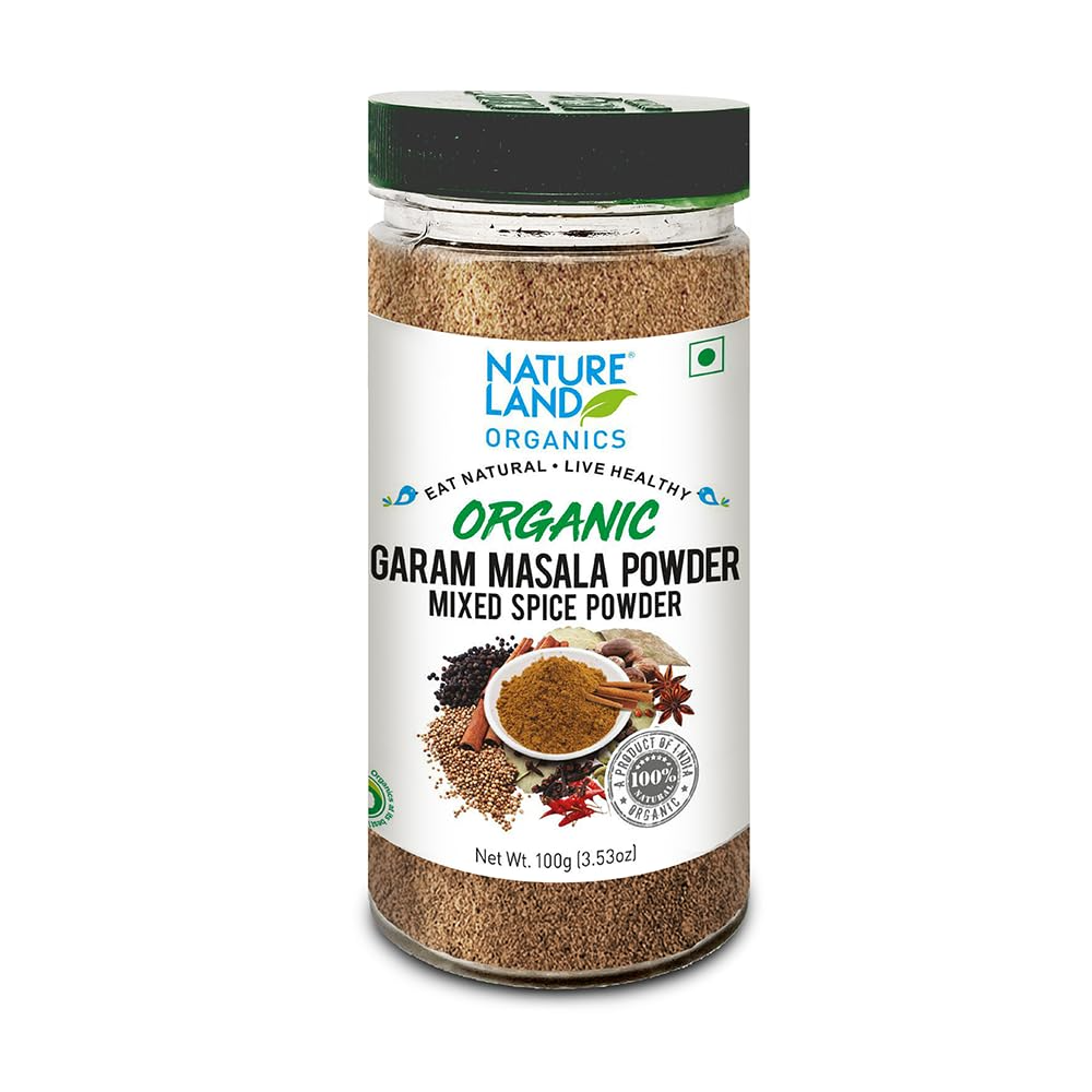 Natureland Organics Garam Masala Powder 100gm - Organic Healthy Spices