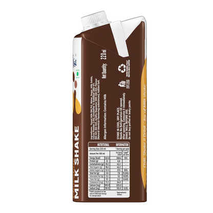 Milky Mist Milk Shake Chocolate Tetra Pack, 220 ml