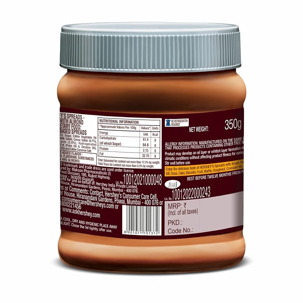 Hershey's Spreads Cocoa with Almond, 350g