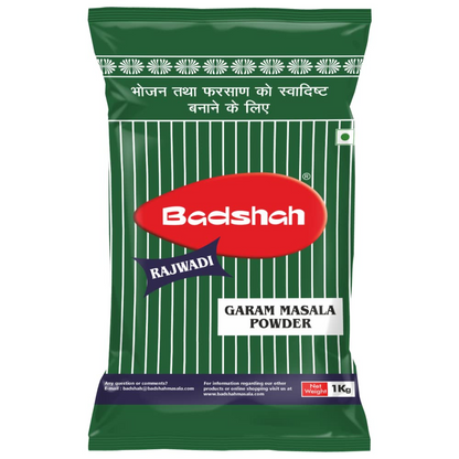 Badshah Rajwadi Garam Masala Powder/Blended Spices Mix/For Healthy Delicious & Flavourful 1 kg