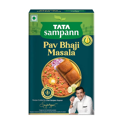 Tata Sampann Pav Bhaji Masala with Natural Oils, Crafted by Chef Sanjeev Kapoor, 100g