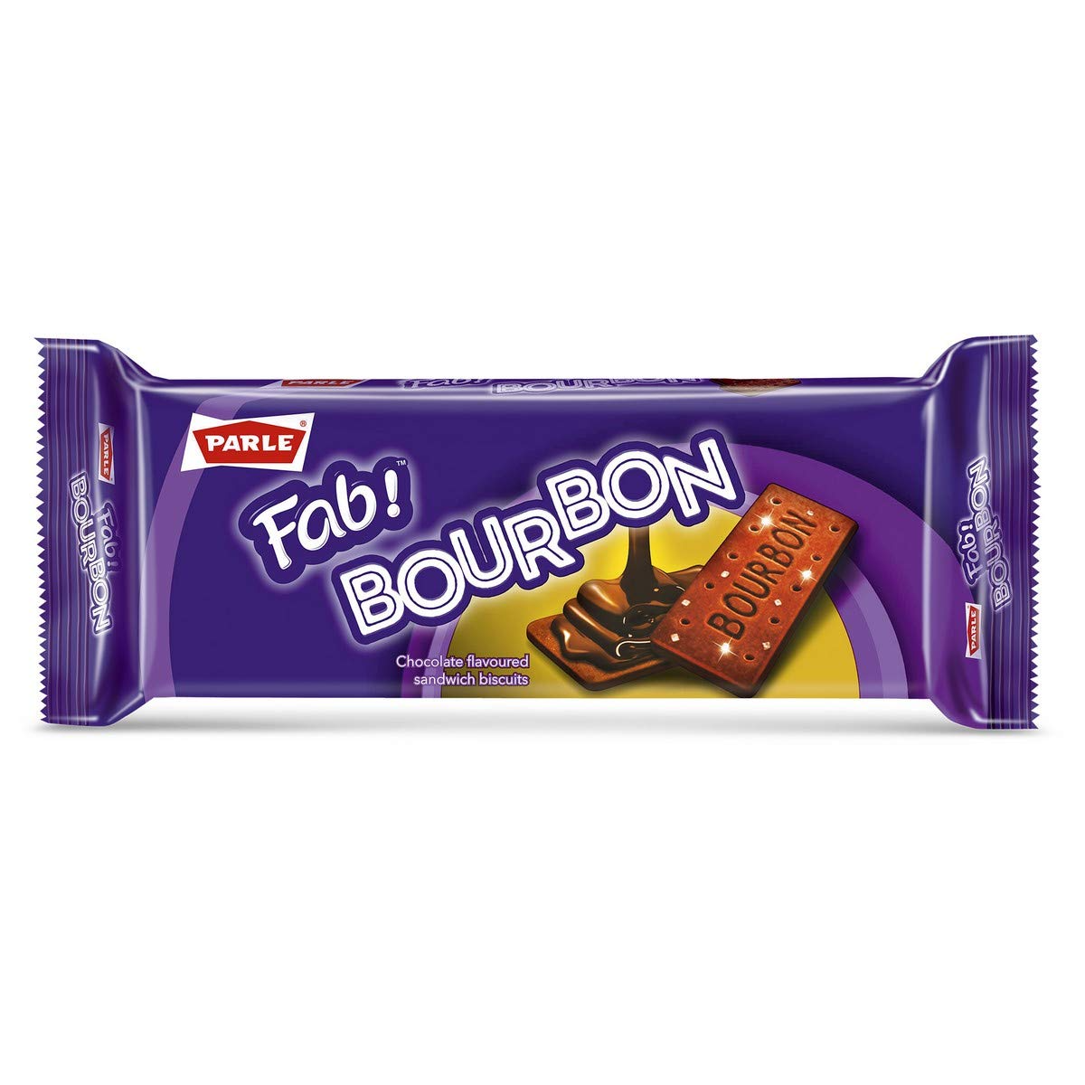 Parle Fab! Bourbon Chocolate Cream Sandwich Biscuits, 150g