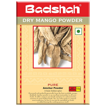 Badshah Amchur (Amchoor) Masala Powder - (100 Gram, Pack of 1) / Dry Mango Powder/Aam Powder/Hygienically Packed/Khatai Powder