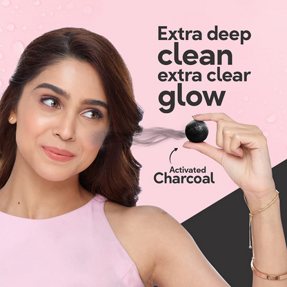 POND'S Pure Detox, Facewash, 100G, For Fresh, Glowing Skin, With Activated Charcoal,Pollution Clear Face Wash