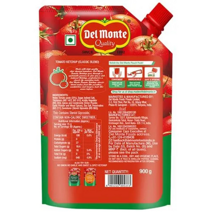 Del Monte Tomato Ketchup - Classic Blend, 900g