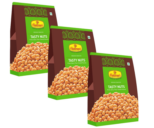 Haldiram's Nagpur Tasty Nuts (Pack of 3-200 gm Each)