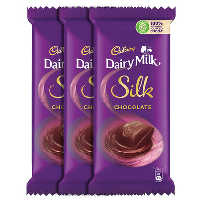 Cadbury Dairy Milk Silk Chocolate Bar, 150g Each Bar- Combo Pack