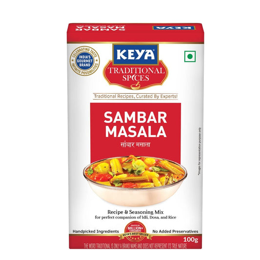 KEYA Sambar Masala | Monocarton | 100gm