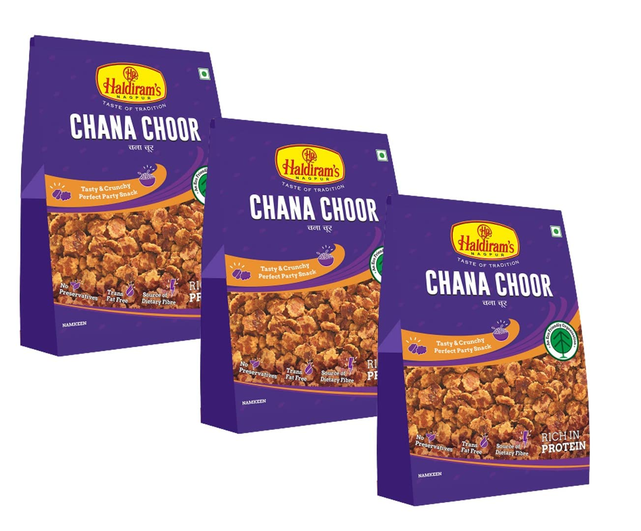 Haldiram's Nagpur Chana Choor (Pack of 3-200 gm Each)