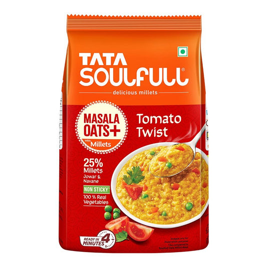 Tata Soulfull Masala Oats + Tomato Twist, 500g