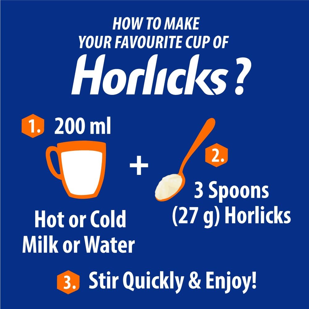 Horlicks Health & Nutrition Drink for Kids, 1kg Refill Pack