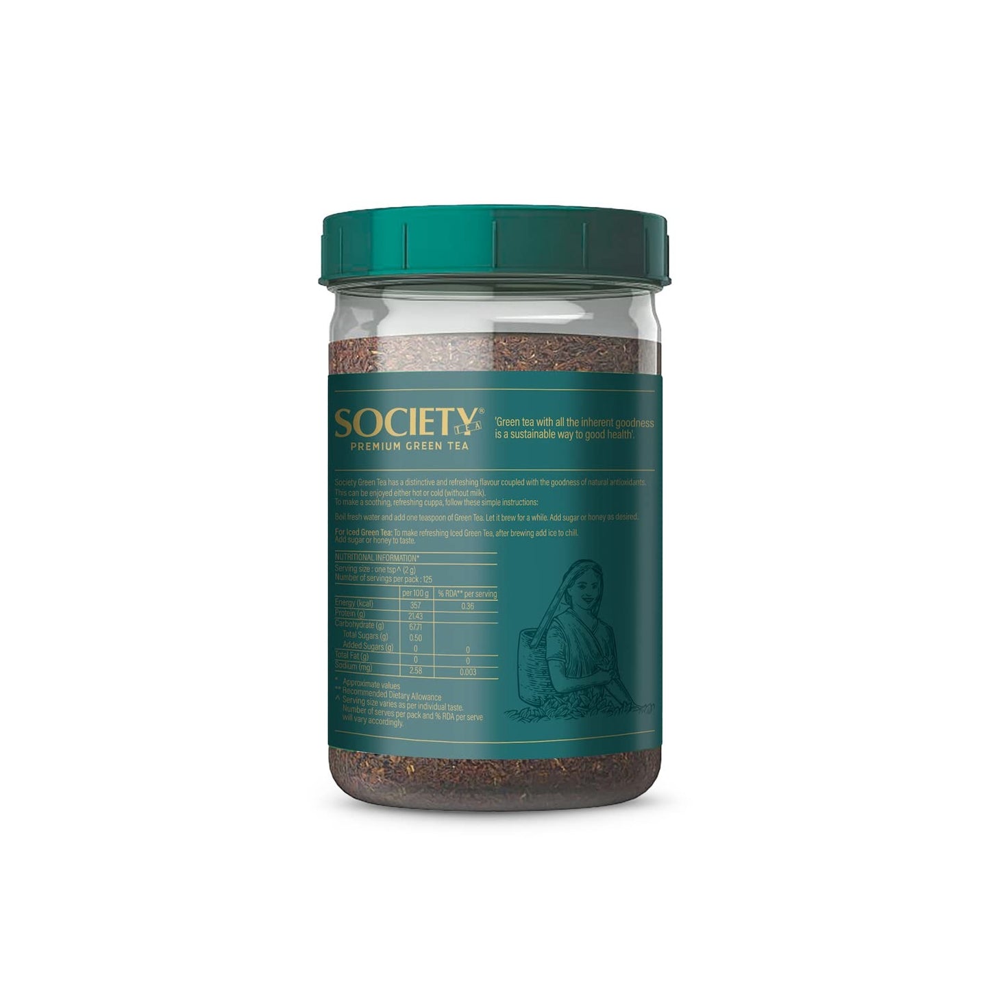 Society Premium Green Tea 250G Jar