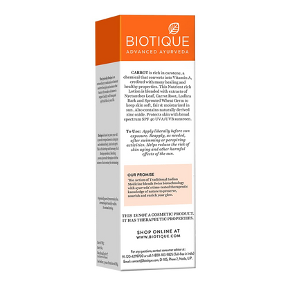 Biotique Bio Carrot Face & Body Lotion 120 ml