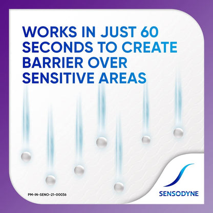 Sensodyne Toothpaste Rapid Relief, Sensitive tooth paste to help beat sensitivity fast, 80 gm