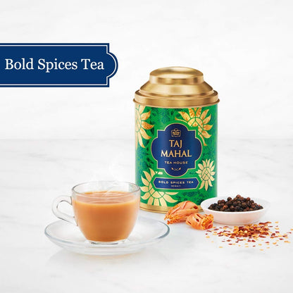 Taj Mahal Bold Spice Tea Handcrafted Masala Chai Blend, 100g