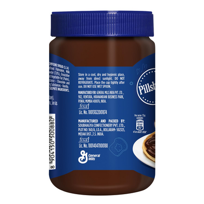 Pillsbury Milk Choco Spread | No Artificial Preservative |Tasty & Chocolaty | Top it on Cookies, Cho 290g