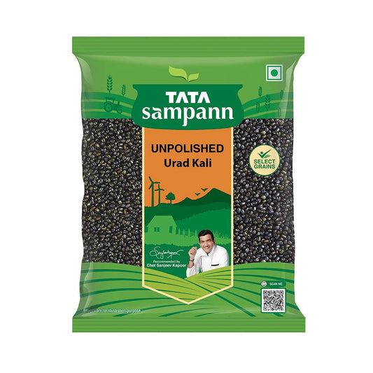 Tata Sampann Unpolished Urad Kali, 1kg