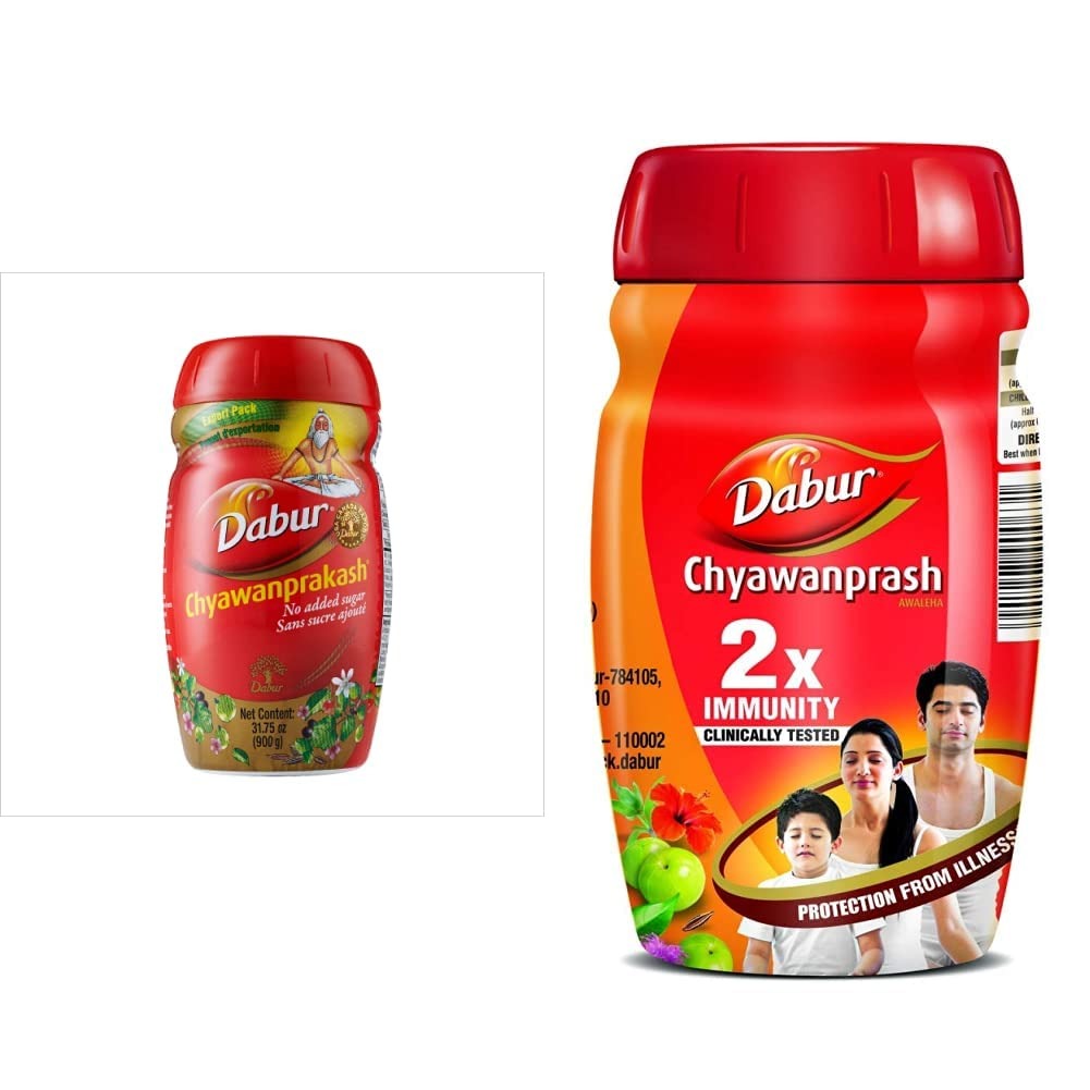 Dabur Chyawanprakash sugar free - 500 g & Dabur Chyawanprash 2X Immunity - 250 g