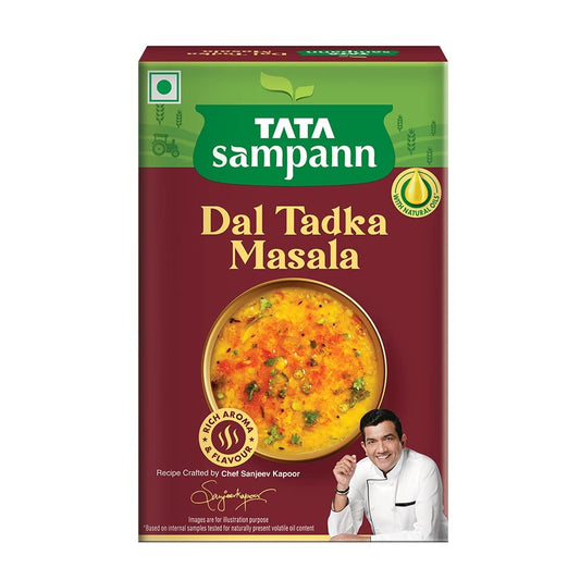 Tata Sampann Dal Tadka Masala with Natural Oils, Crafted by Chef Sanjeev Kapoor, 100g