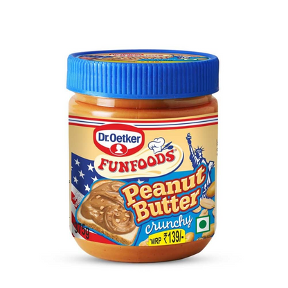 Dr. Oetker FunFoods Peanut Butter Crunchy 375g, Crunchy